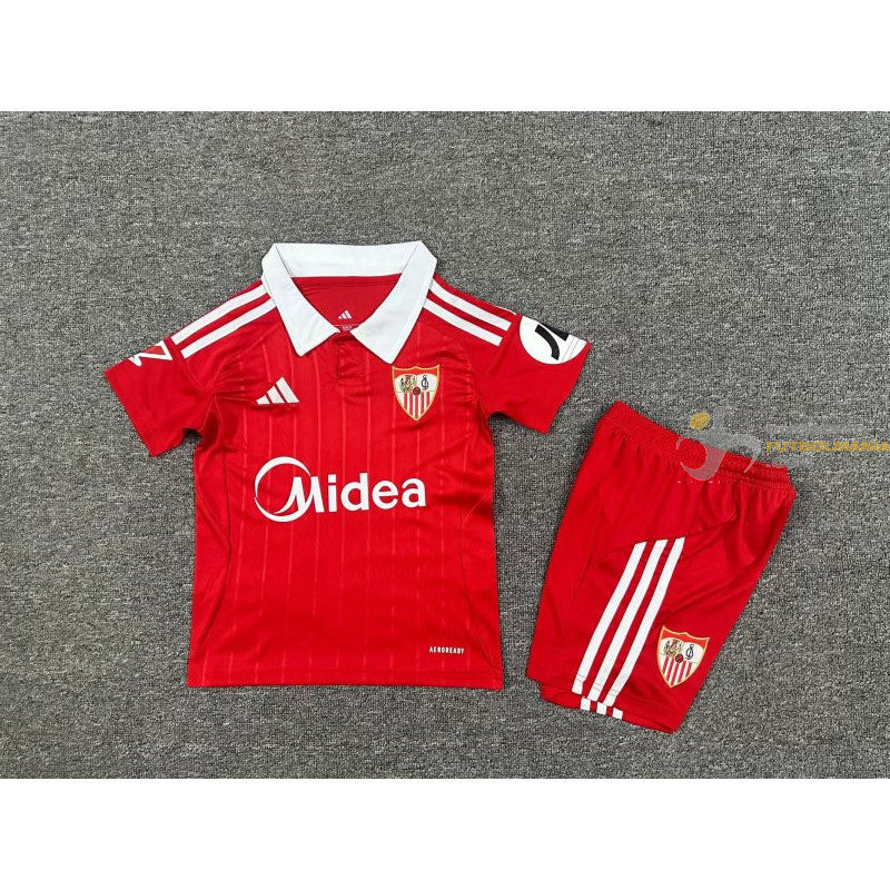 Segunda Equipación Sevilla FC para Niños – Camiseta y Pantalón Oficial